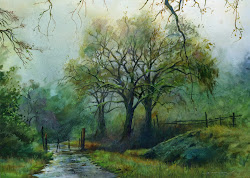 stan miller watercolor artist fog morning paintings inches recently finished venice