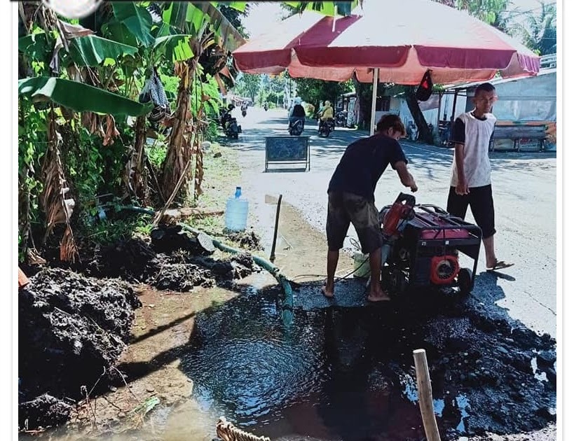 Perumda AM Kota Padang Lakukan Perbaikan Kebocoran Pipa