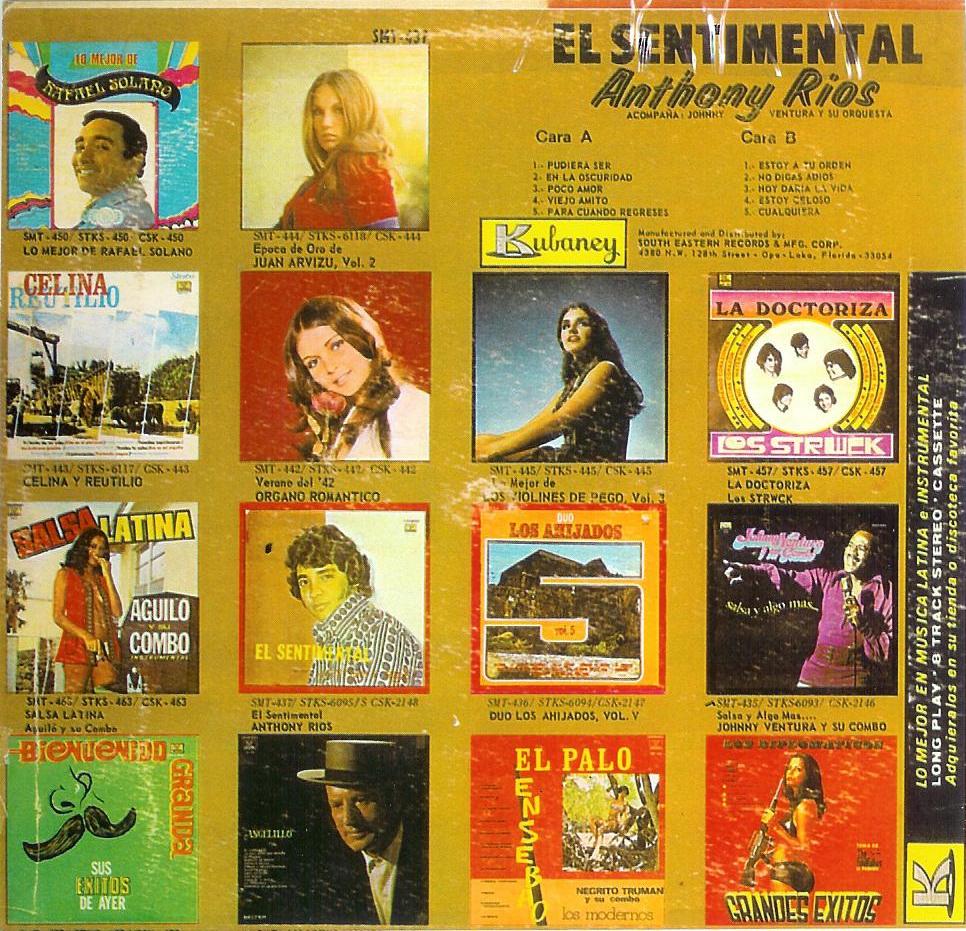 Clasicos Pa'Goza.com: Anthony Rios-El Sentimental(1971)