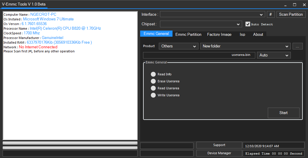 EMMC TOOL V1.0 RAJAMINUS