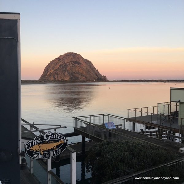 view of Morro Rock from guest room at Anderson Inn in Morro Bay, California view of Morro Rock from guest room at Anderson Inn in Morro Bay, California