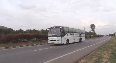 KSRTC Bus on the road