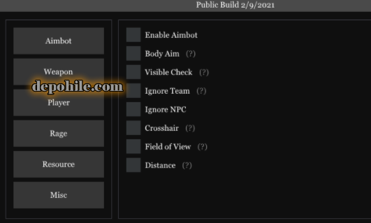 Rust Easy Anticheat Aim, Wallhack Menu Hilesi Bedava 2021