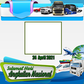 twibbon selamat hari angkutan nasional PNG  - kanalmu