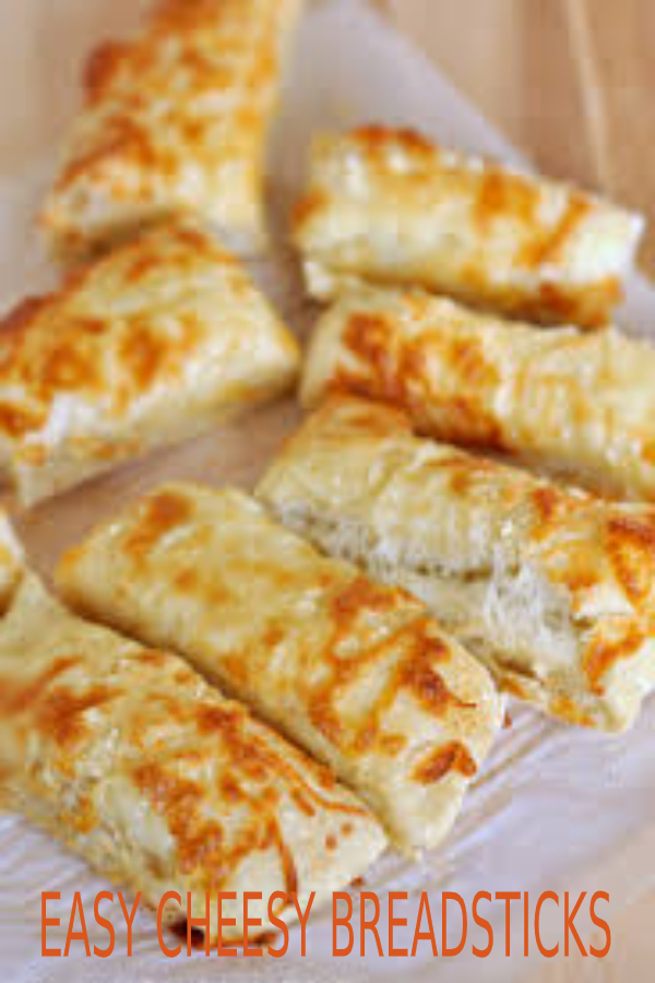 EASY CHEESY BREADSTICKS happy cook
