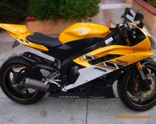 2006 Yamaha R6 Yellow