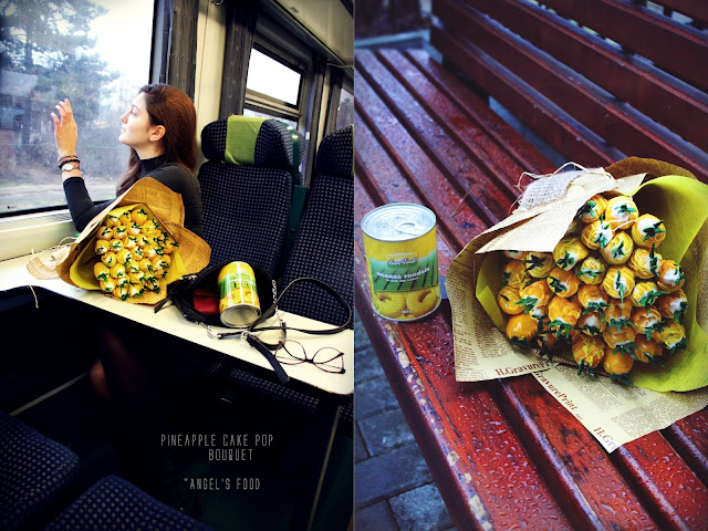 Buchet din cake pops cu ananas, cadoul perfect pentru cei dragi♥️