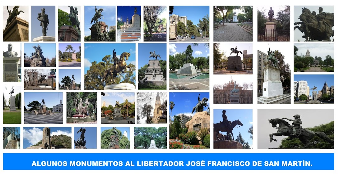 MONUMENTOS AL GRAL. JOSÉ DE SAN MARTÍN.