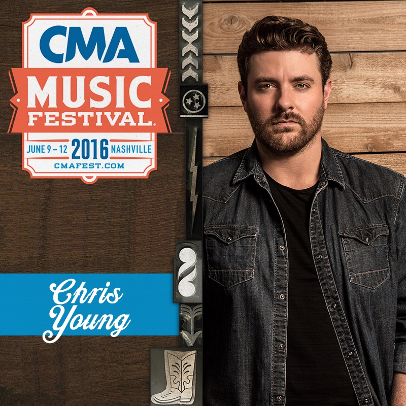 Chris Young to kick off CMA Music Festival at Ascend Amphitheater