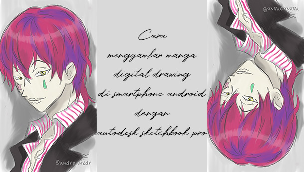 Cara Menggambar Manga Digital Drawing Di Smartphone Android Dengan