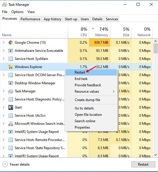 Cara Restart Windows Explorer.exe Untuk Memperbaiki Laptop / PC Freeze