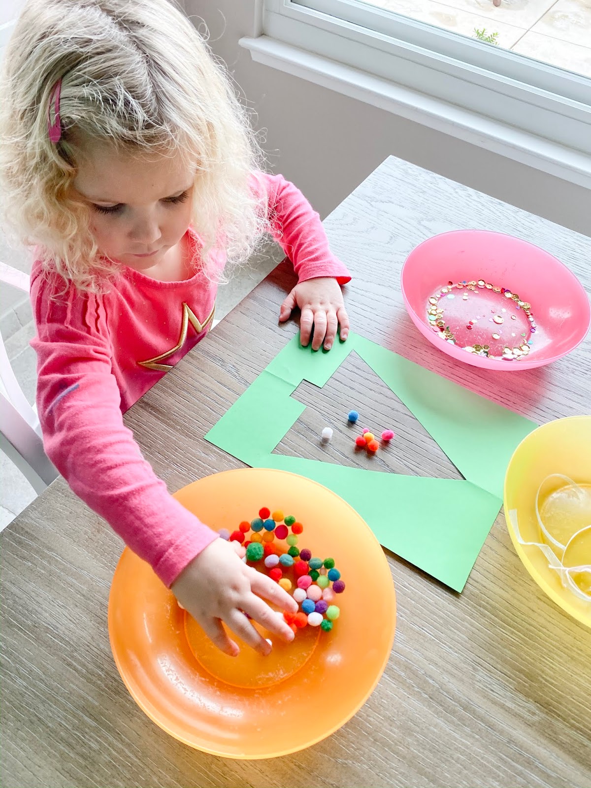 Toddler Approved! Sticky Tree Holiday Craft for Toddlers
