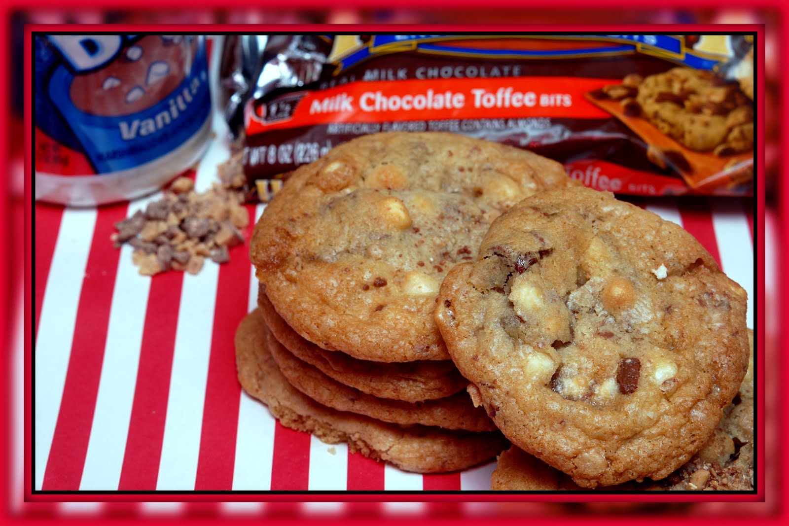 GF MARSHMALLOW, TOFFEE, WHITE CHOCOLATE CHIP COOKIES Hugs and Cookies