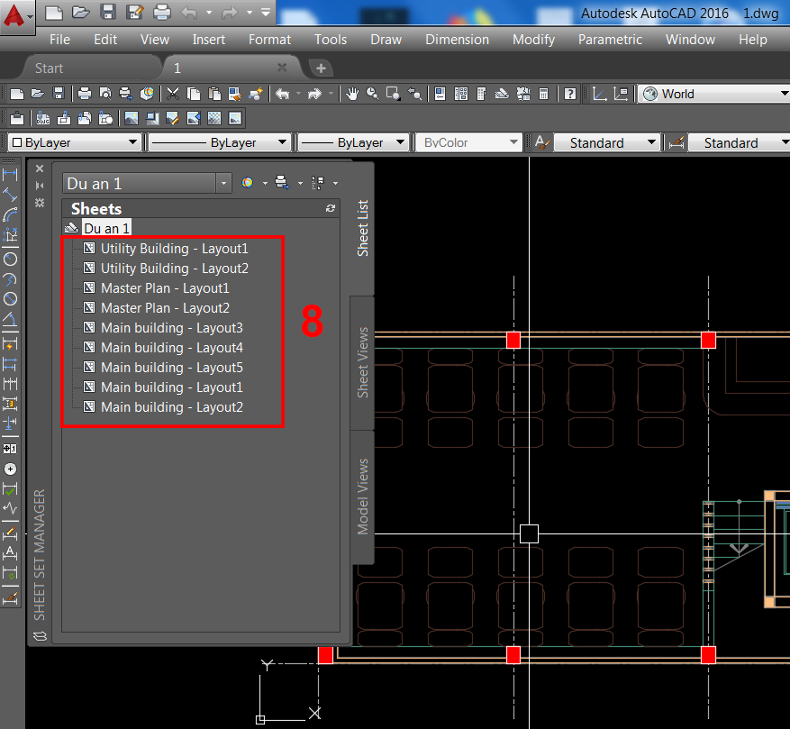 Hướng dẫn tạo và sử dụng Sheet Set trong Autocad Phần 2 Cách đưa bản