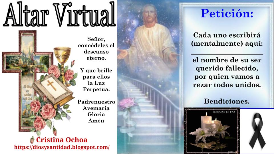 Altar Virtual por nuestros seres queridos fallecidos