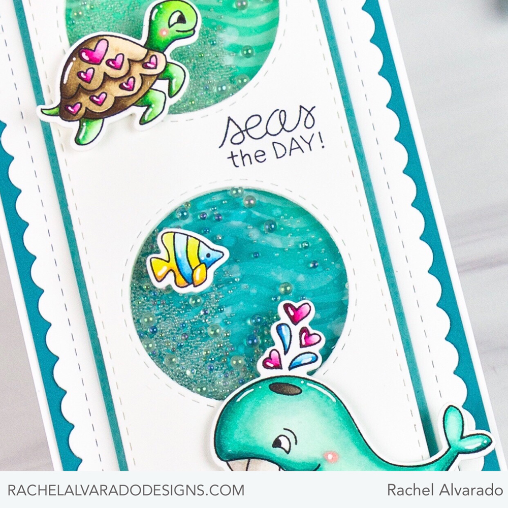 Newton's Nook Designs: Seas the Day Slimline Card by July Guest