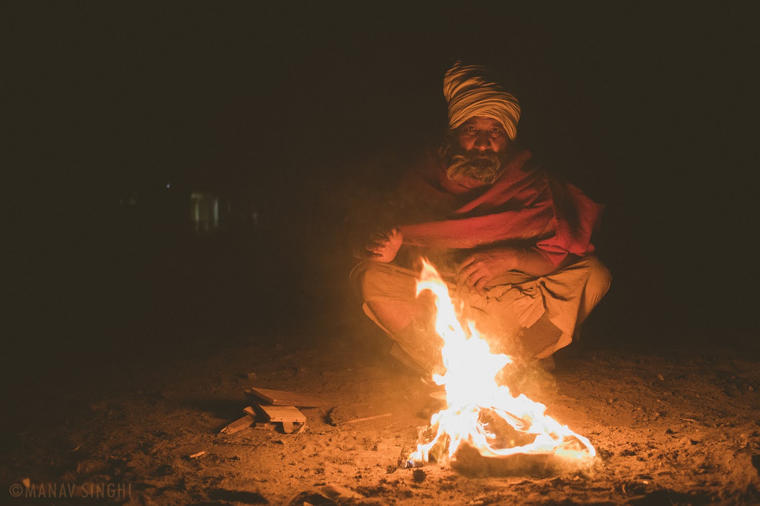 Winters Alav Bonfire Old City Jaipur Street Photography