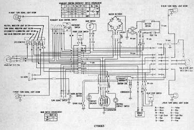Honda CT90 Motorcycle Wiring Diagram | All about Wiring ... wiring diagram honda crosstour 
