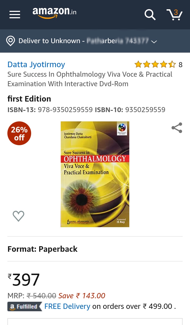 Sure Success In Ophthalmology Viva Voce & Practical Examination With