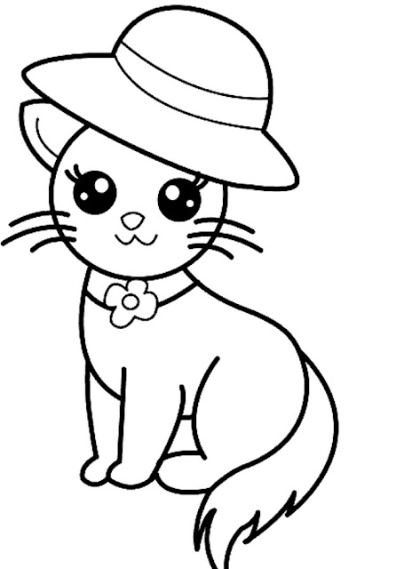 şapkalı kedi
