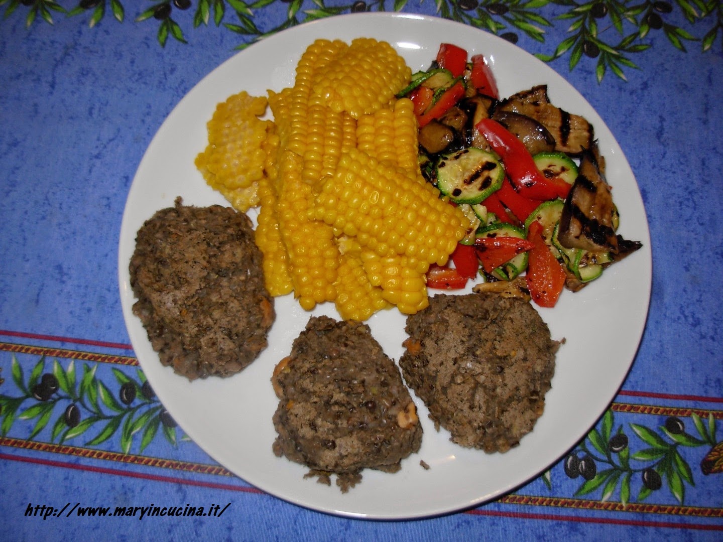 burger di lenticchie e farro