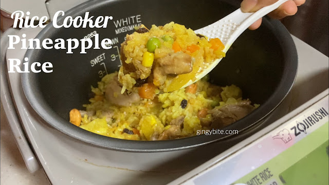 Rice Cooker Pineapple 'Fried' Rice