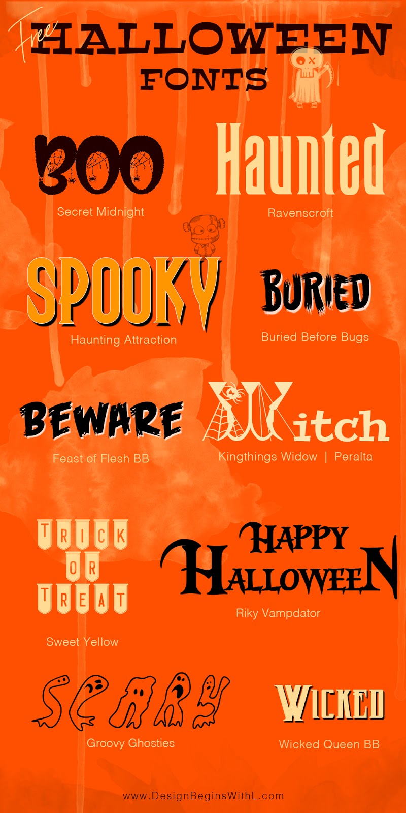 free halloween fonts microsoft word