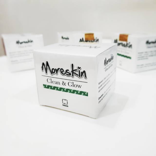 MORESKIN CLEAN & GLOW CREAM Agen Nasa Wilayah Bantul dan Sekitarnya.