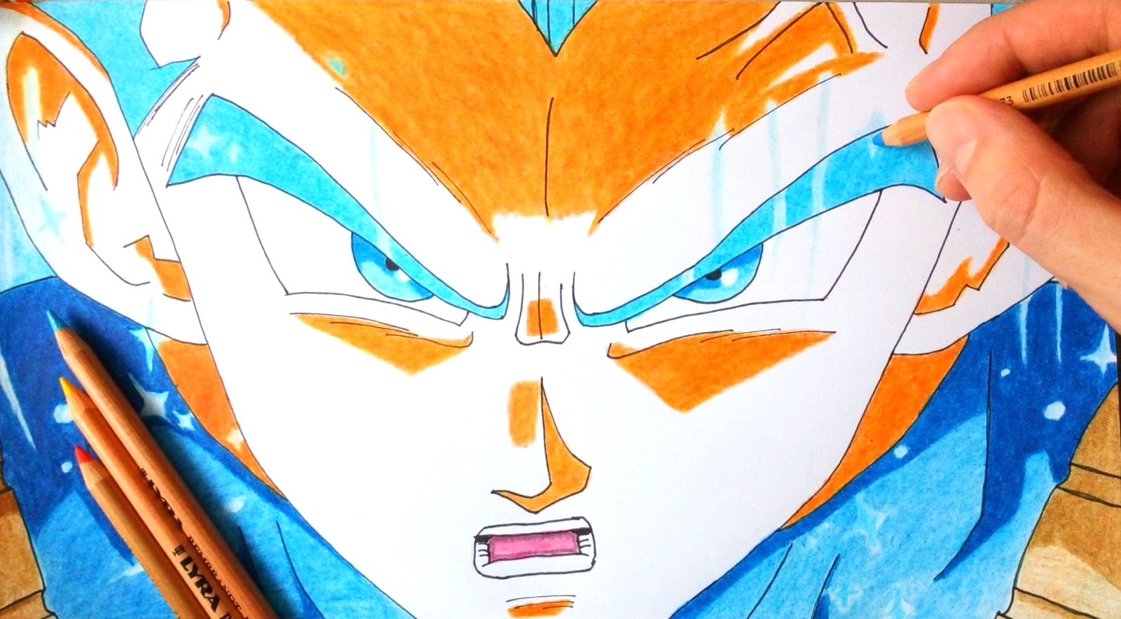 Speed Drawing Goku ultra instinct ( Dragon Ball Super ) 