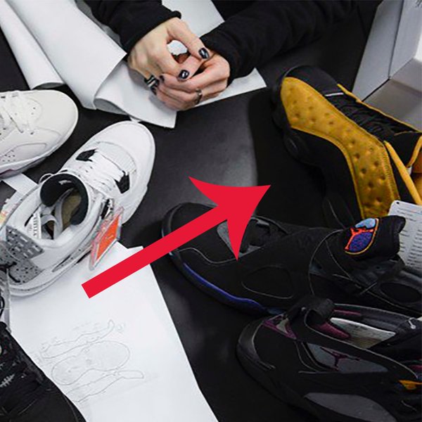 jordan 13 chutney on feet