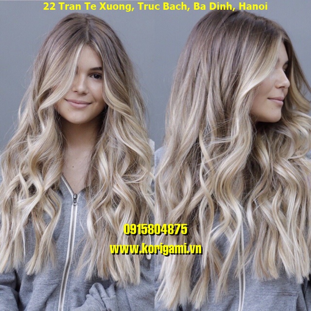 BALAYAGE HAIR COLOR IDEAS FOR WOMEN IN HANOI VIETNAM