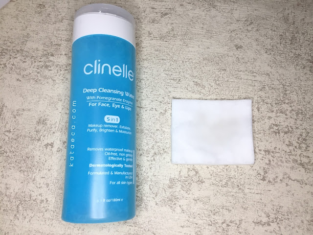 review cleansing water clinelle