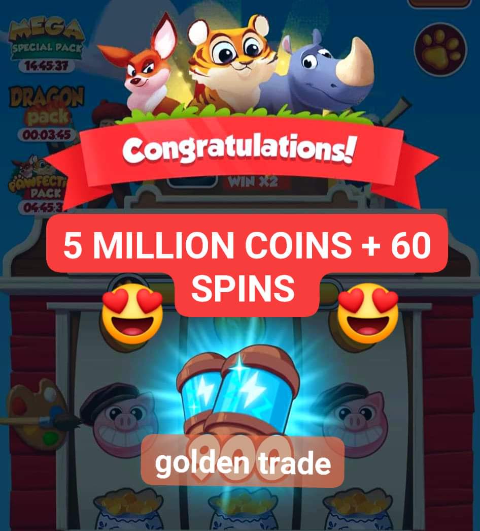 COIN MASTER || 2 JUNE 2020 || 8 MILLION COINS 70 SPINS REWARD ...