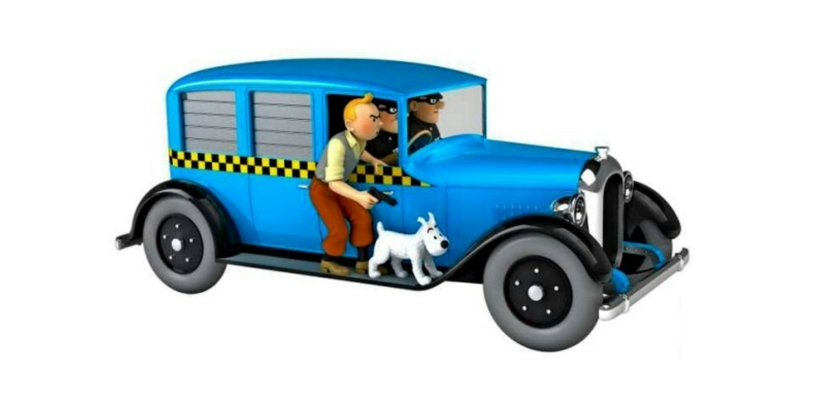 Les Voitures de TINTÍN 1/24 Hachette Collections Francia Colecciones