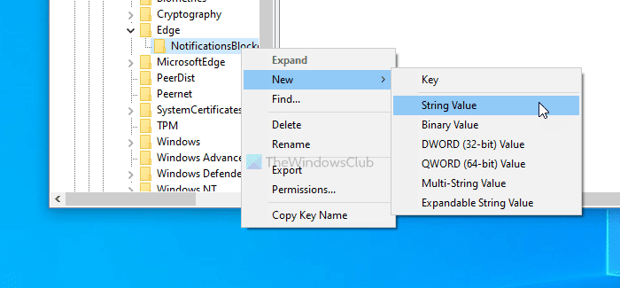 Come disattivare le notifiche push desktop di Microsoft Edge