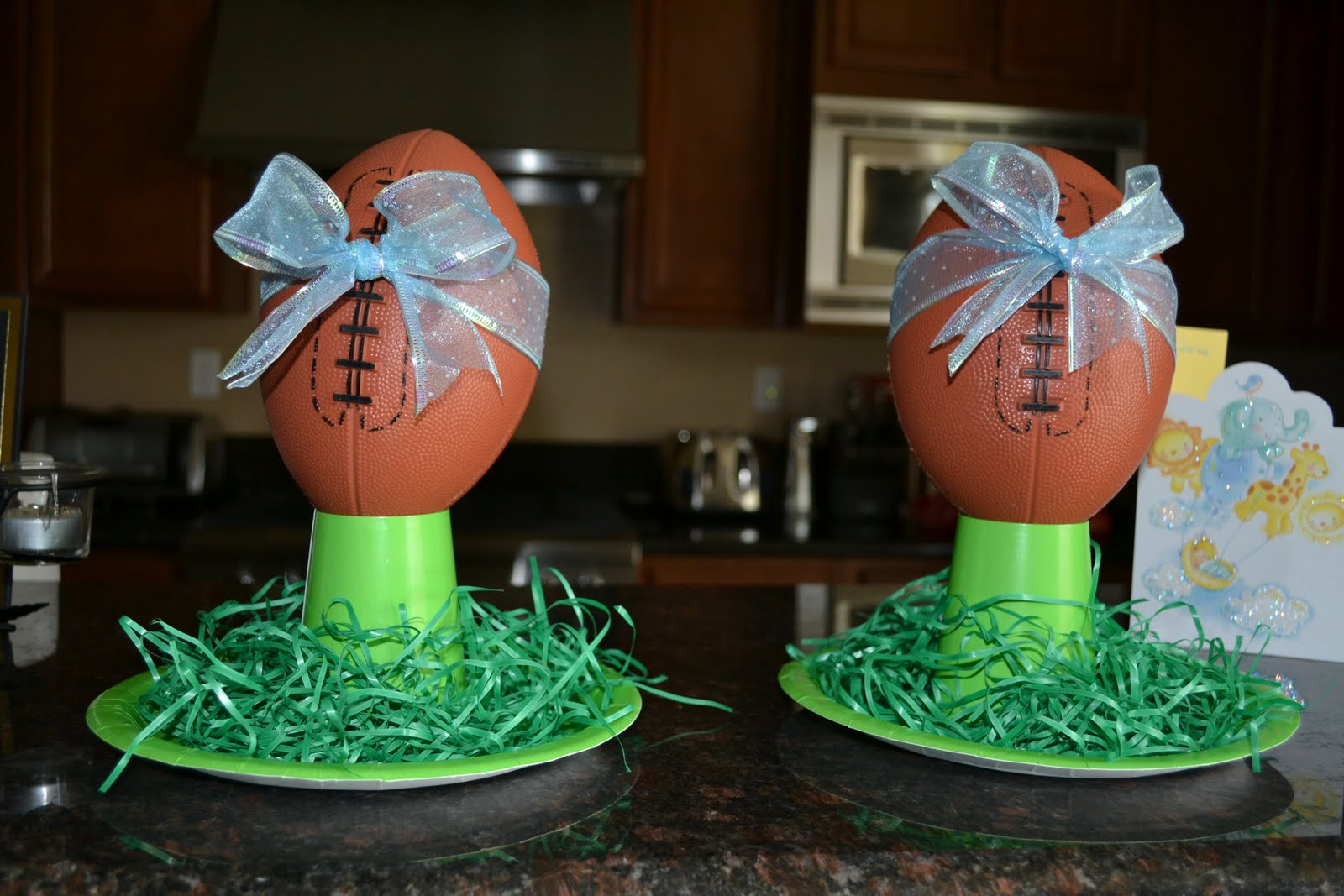 The DiMillo's Football Theme Baby Shower Prep