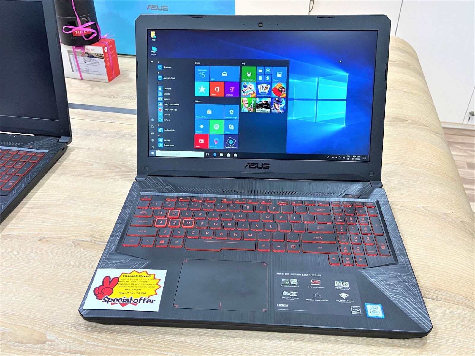 Learn New Things Powerful Gaming Laptop Asus Tuf FX504 Specification