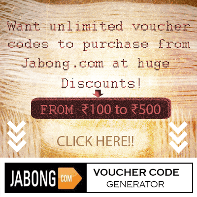 Jabong Voucher Code Generator 2015