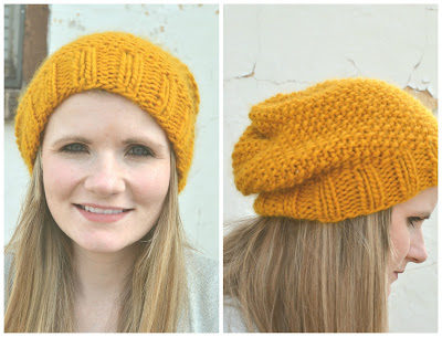Little Bird With a French Fry: Knitted Slouchy Beanie Free Pattern