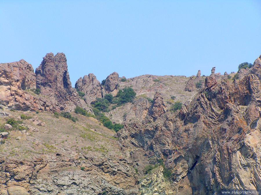 Кара-Даг. Хребет Карагач (каменный лес) | Kara-Dag. Karagach (Stone Forest) ridge