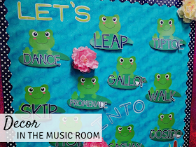 Music Room Decor - Back to School in the Music Room (Blog Hop) - Kodaly Inspired Classroom - find out my "must have" decor items for the music room.