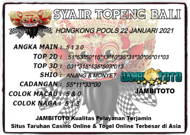 Syair Hk Jumat 22 Januari 2021 Forum Kode Syair Toto