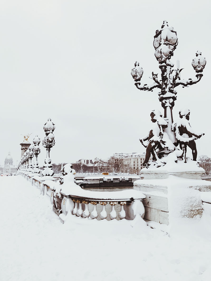 Weekday Wanderlust | From Instagram: Paris Sous La Neige / Paris in the Snow