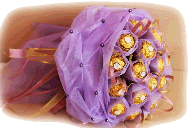 букет из роше своими руками. букет из роше своими руками.