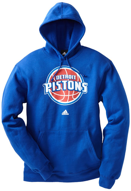 NBA Detroit Pistons Primary Logo Hoodie - NBA Fans Shop