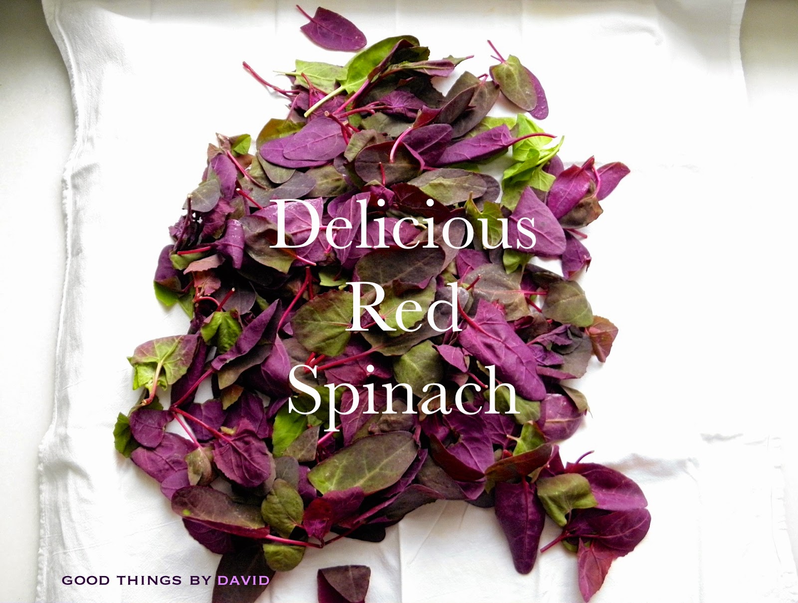 Delicious Red Spinach