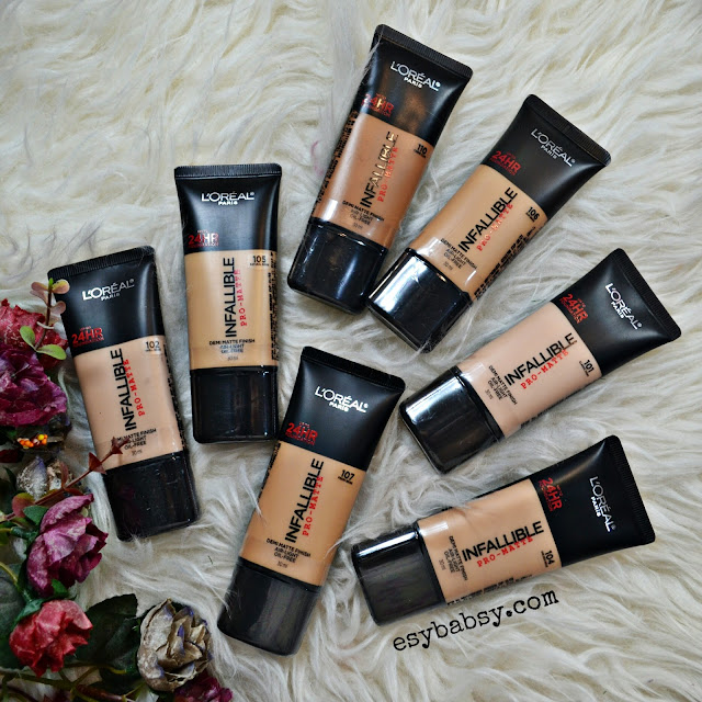 review-loreal-infallible-pro-matte-foundation-esybabsy