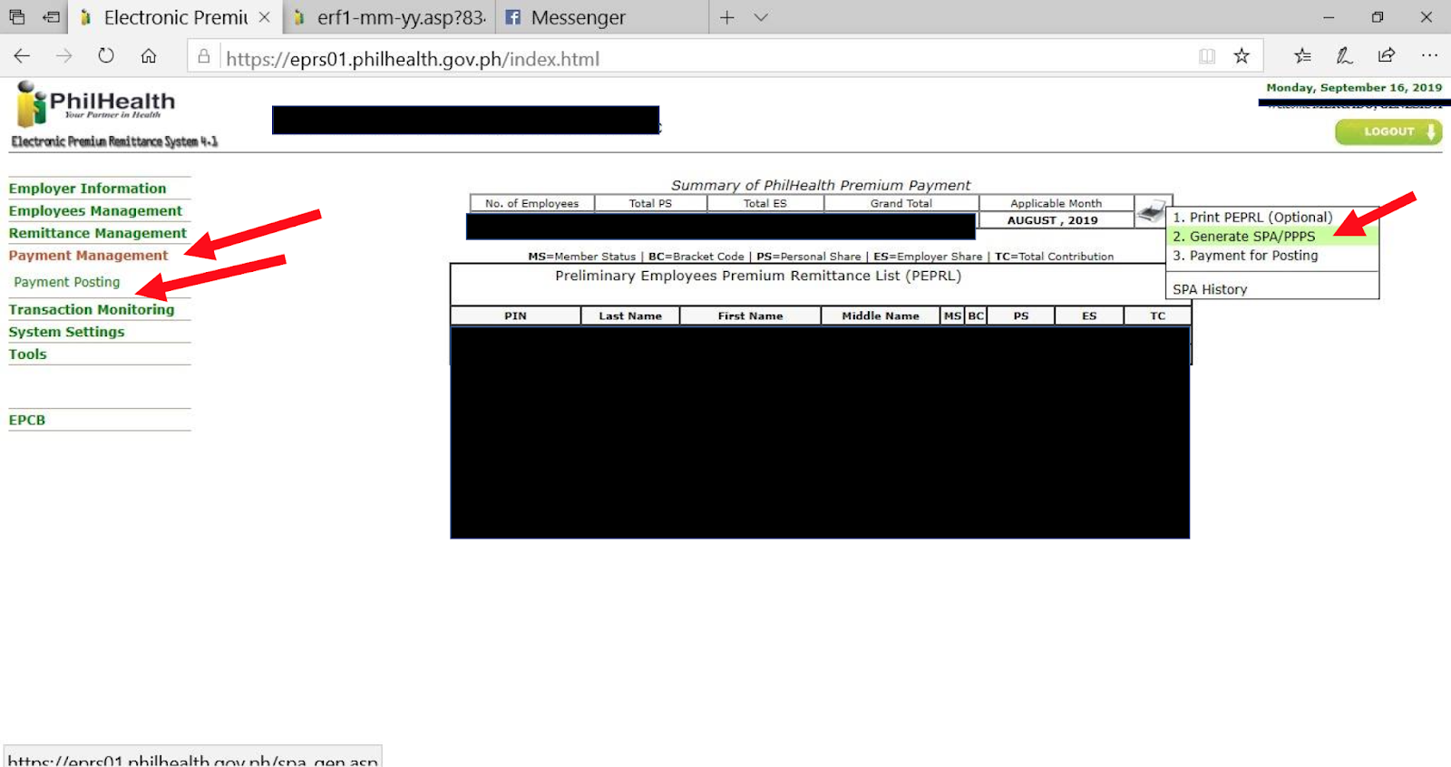 How to Create PhilHealth Statement of Premium Account (SPA) for