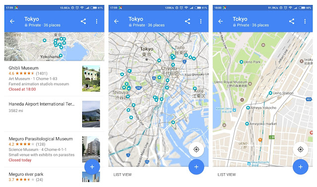google maps, itinerary, screenshot, japan, jalan-jalan, murah, backpacking murah, jalanjalan murah, travelling murah, flashpacking murah, ke Jepang murah