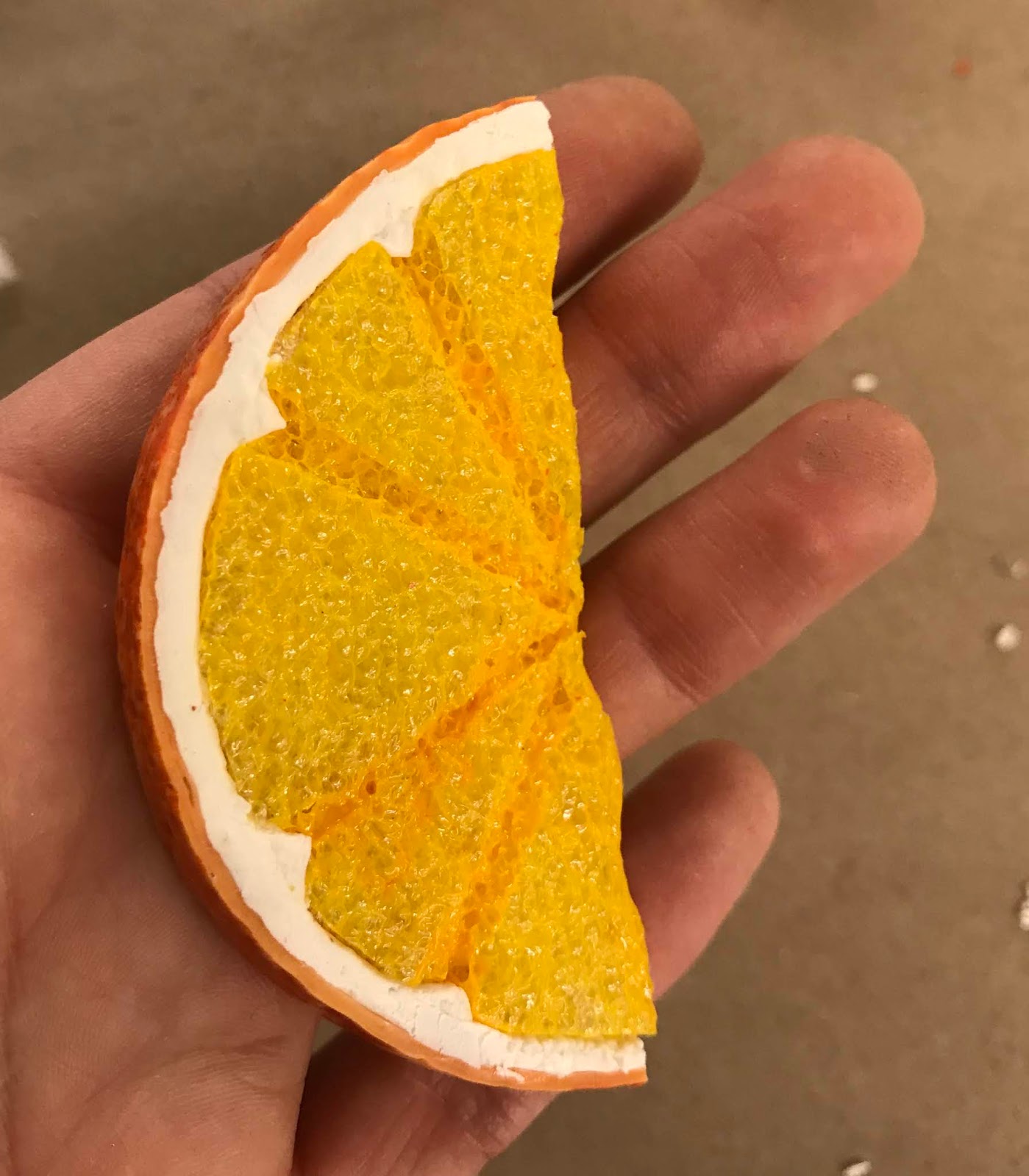 How To Make A Felt Orange Slice 